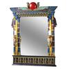 Design Toscano Wadjet Egyptian Wall Mirror with Cobra Sconces CL2558